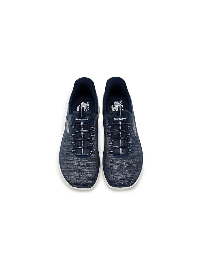Кроссовки Arch Fit Summits Hands Free Slip-Ins SKECHERS — изображение 2 из 4, темно-синий/серебристый