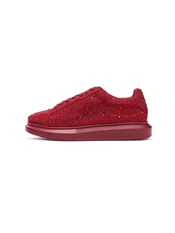 Кроссовки с пайетками Icebox Steve Madden — изображение 4 из 4, красный мульти