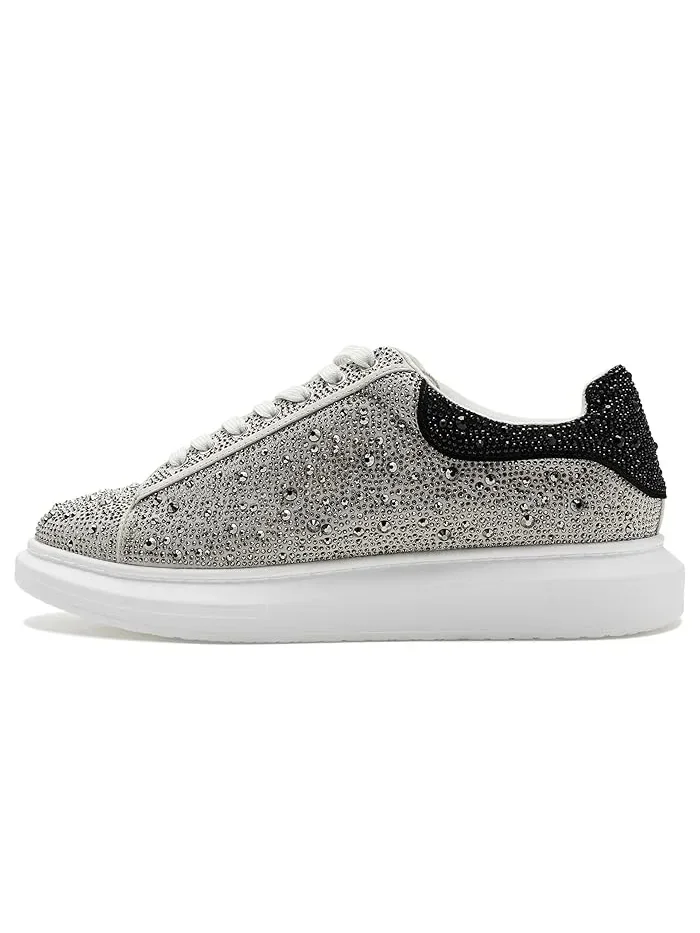Кроссовки с пайетками Icebox Steve Madden — изображение 4 из 4, серебристый мульти