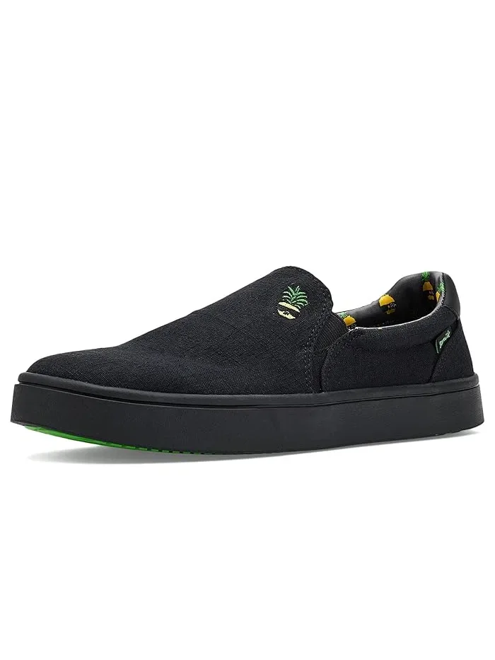 Кроссовки Hava-Shoe Slip-On Sanuk — изображение 1 из 4, черный