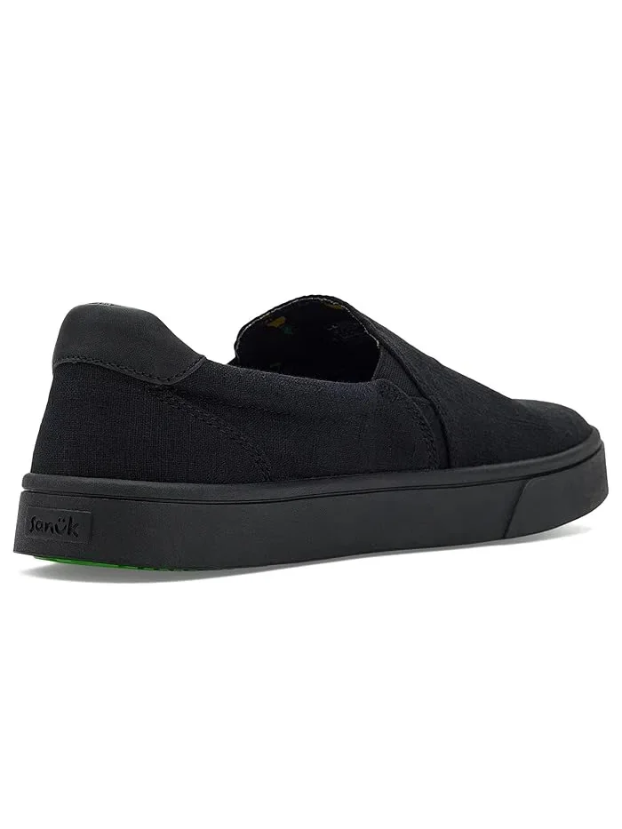 Кроссовки Hava-Shoe Slip-On Sanuk — изображение 3 из 4, черный