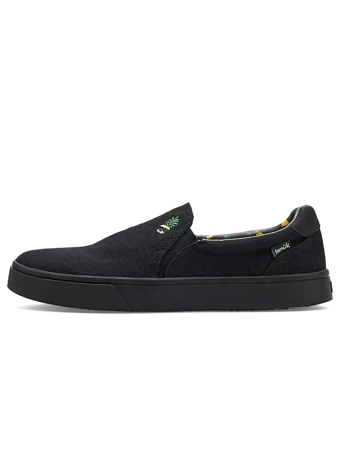 Кроссовки Hava-Shoe Slip-On Sanuk — изображение 4 из 4, черный