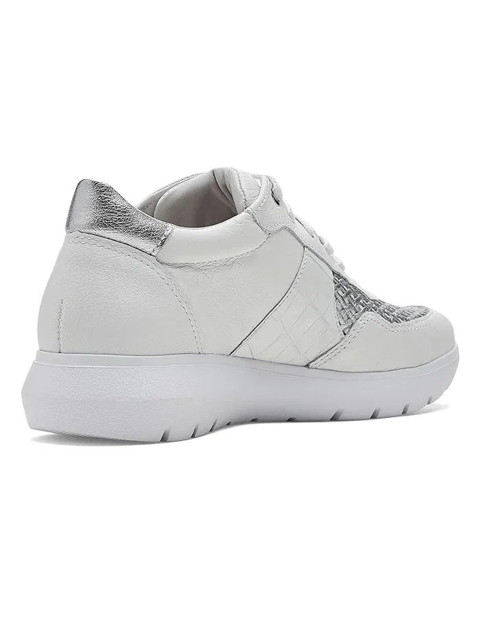 Кроссовки кожаные Banes Ct Marc Joseph New York — изображение 3 из 4, белый