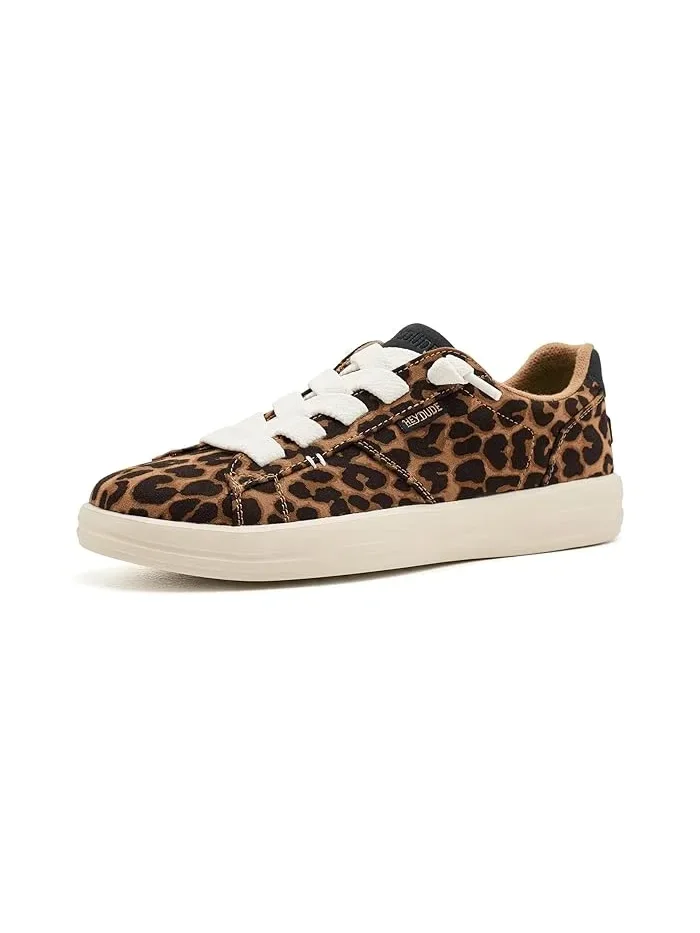 Кроссовки текстильные Karina Duo Classic Hey Dude, Leopard