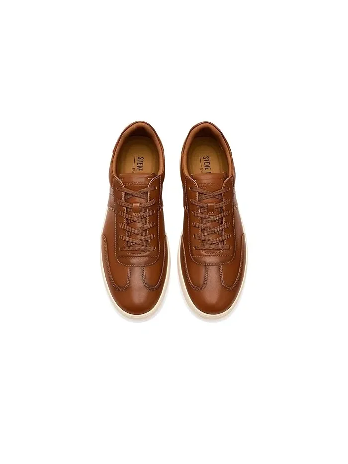 Кроссовки кожаные Dacono Steve Madden — изображение 2 из 4, бежевый