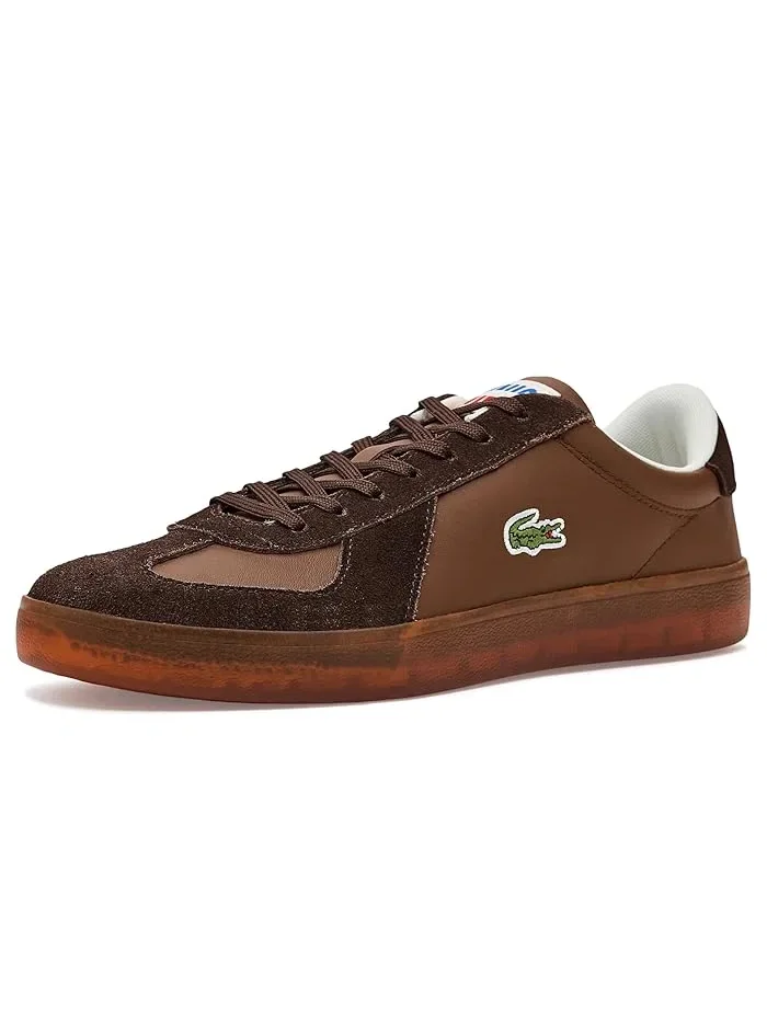 Кроссовки кожаные Baseshot Pro Lacoste — изображение 1 из 4, темный коричневый