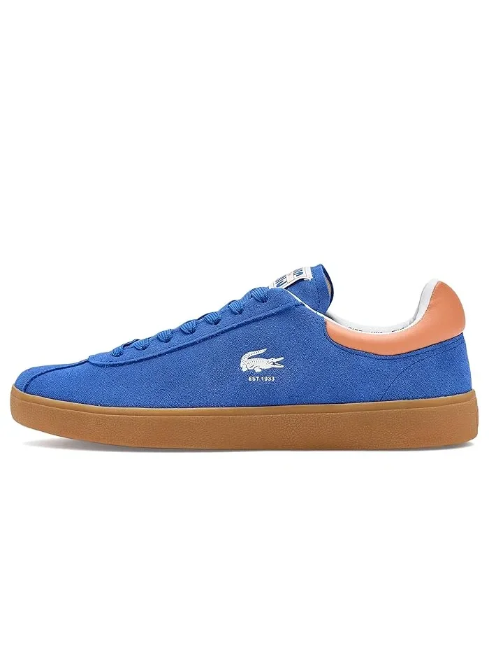 Кроссовки замшевые Baseshot Suede Lacoste — изображение 4 из 4, синий