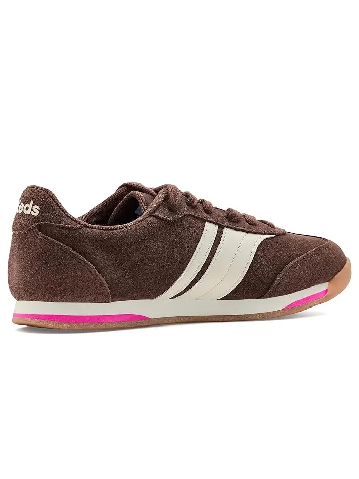 Кроссовки ретро Keds Revival Lace-Up, Chocolate/Egret Suede/Leather — изображение 3 из 4, бежевый