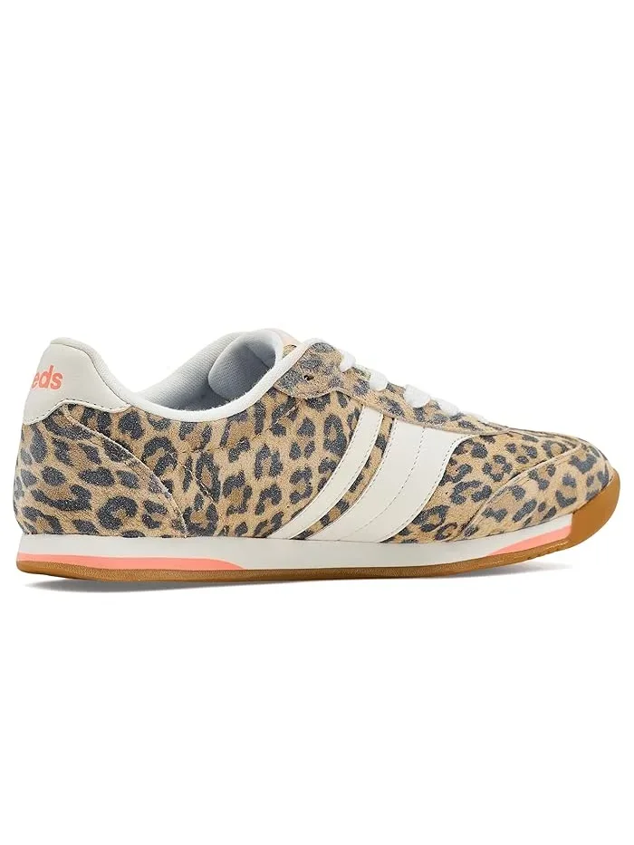 Кроссовки кожаные Keds Revival Lace-Up, Leopard Suede — изображение 3 из 4, леопард
