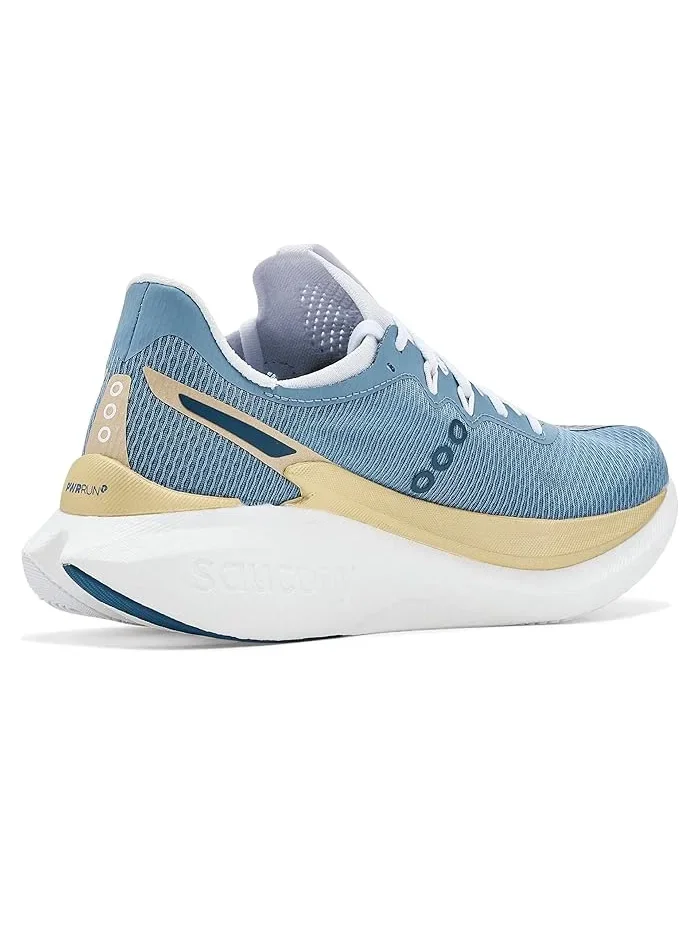 Кроссовки беговые с карбоновой пластиной Endorphin Pro 5 Saucony, Storm/Gilded — изображение 3 из 4, золотистый