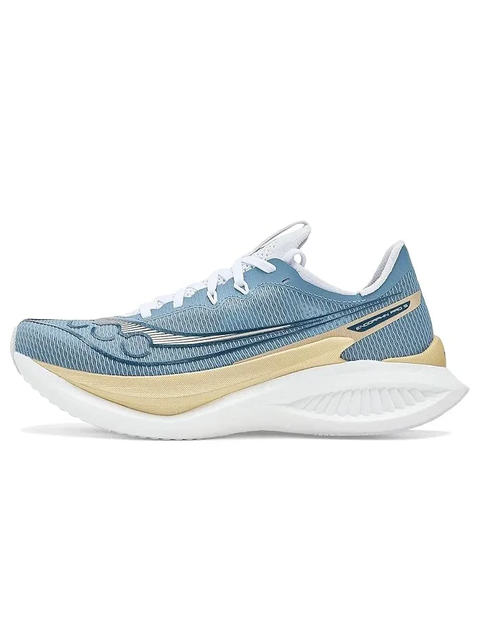 Кроссовки беговые с карбоновой пластиной Endorphin Pro 5 Saucony, Storm/Gilded — изображение 4 из 4, золотистый