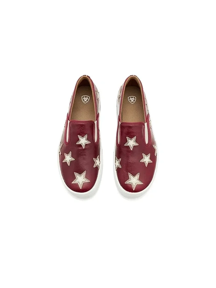 Кроссовки повседневные Skylar Star Slip-On Ariat — изображение 2 из 4, вишня