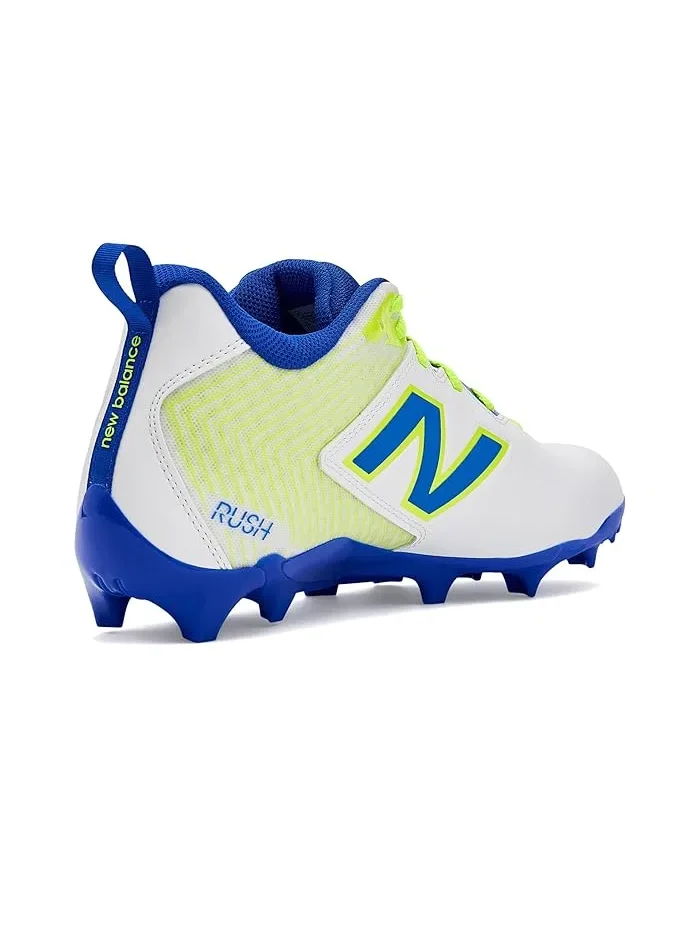 Кроссовки для лакросса Rush V5 Mid New Balance — изображение 3 из 4, белый/синий