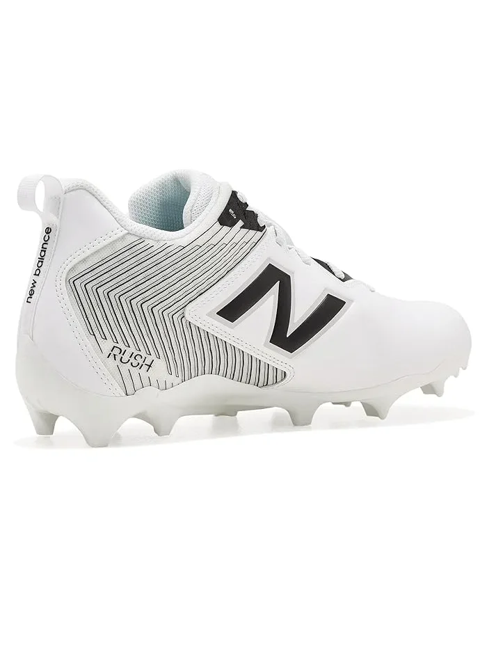 Кроссовки для лакросса Rush V5 Mid New Balance — изображение 3 из 4, белый/черный/красный