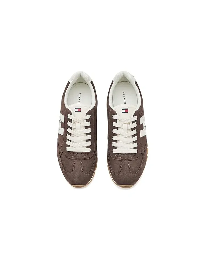 Кроссовки ретро-стиля Hatina Tommy Hilfiger — изображение 2 из 4, темный коричневый/белый