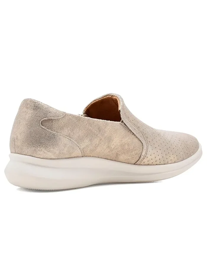 Кроссовки Lynell Sky Clarks, Metallic Leather — изображение 3 из 4, серебристый