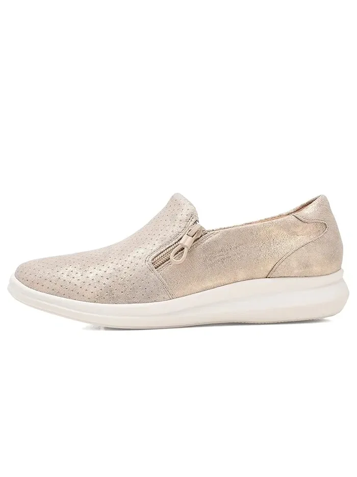 Кроссовки Lynell Sky Clarks, Metallic Leather — изображение 4 из 4, серебристый