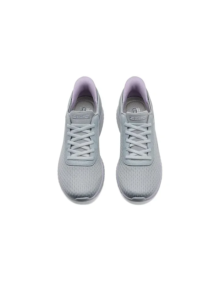 Кроссовки с каблуком-подушкой Squad Chaos - Stroke of Luck BOBS from SKECHERS — изображение 2 из 4, серый