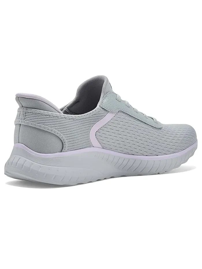 Кроссовки с каблуком-подушкой Squad Chaos - Stroke of Luck BOBS from SKECHERS — изображение 3 из 4, серый