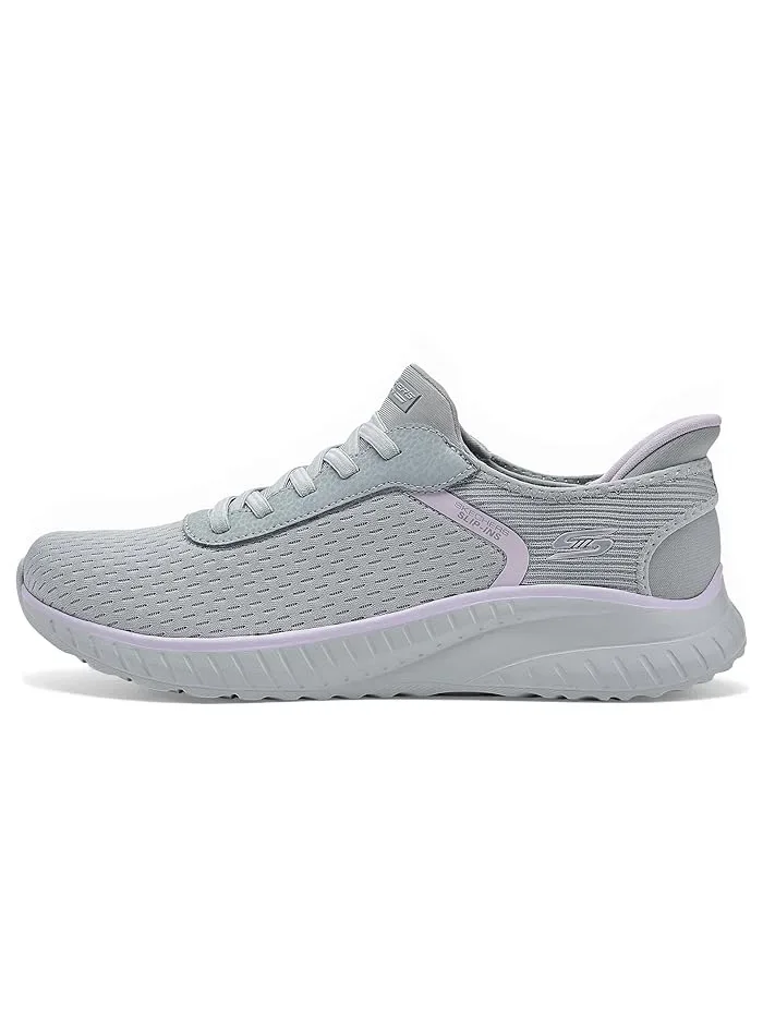 Кроссовки с каблуком-подушкой Squad Chaos - Stroke of Luck BOBS from SKECHERS — изображение 4 из 4, серый