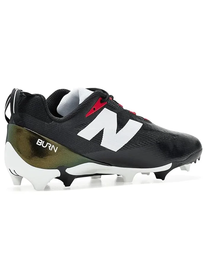 Кроссовки для лакросса Burnx5 New Balance — изображение 3 из 4, черный/белый/красный