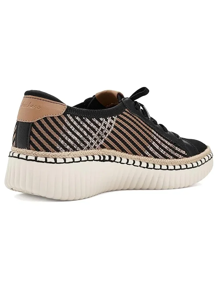 Кроссовки с памятью формы Wilshire Blvd SKECHERS — изображение 3 из 4, черный/белый