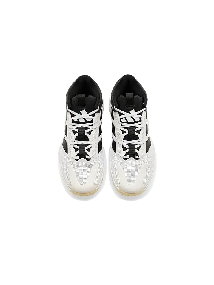 Кроссовки indoor Courtstabil Adidas — изображение 2 из 4, белый/черный/белый