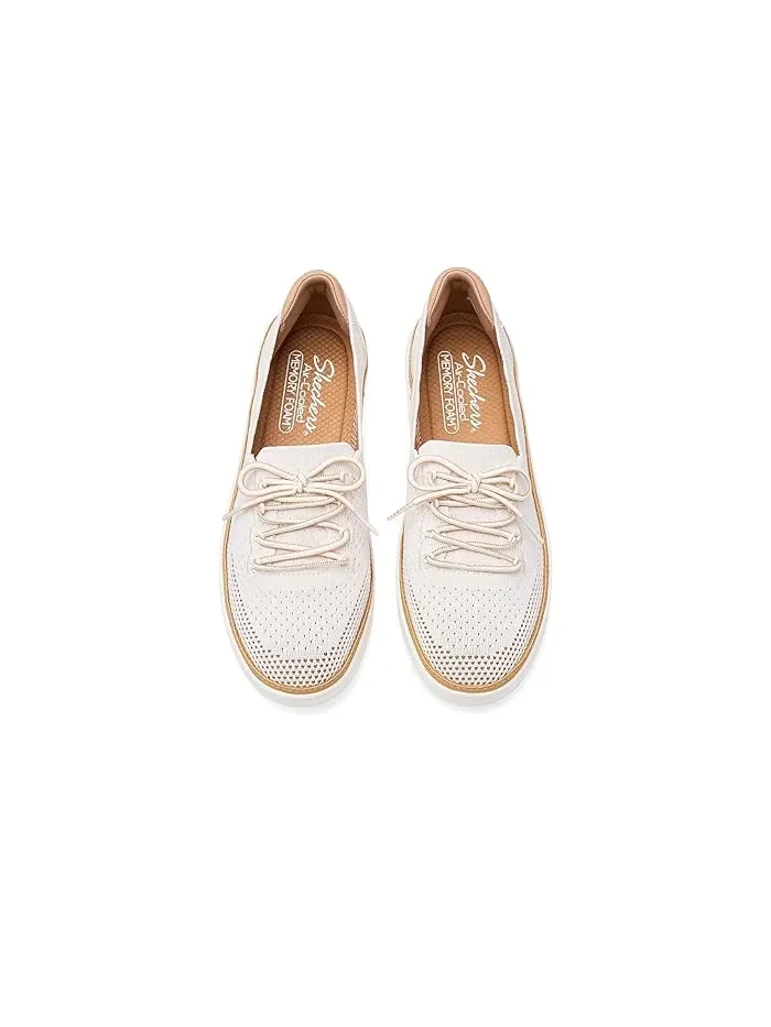 Кроссовки на шнуровке Coastal Drive - Aquastride SKECHERS — изображение 2 из 4, кремовый