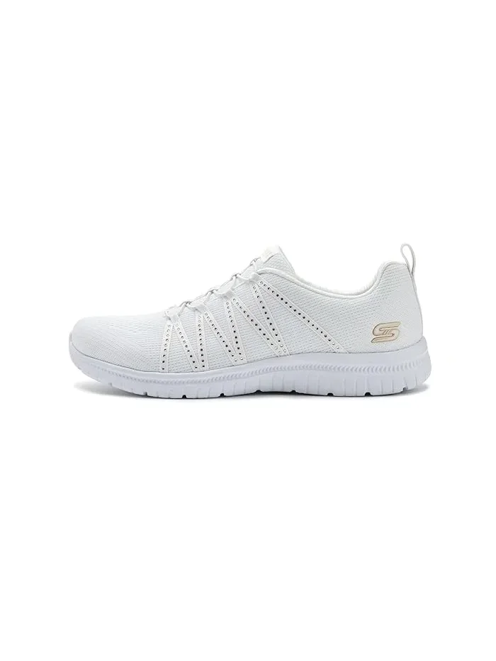 Кроссовки с блестками Virtue She Sparkles SKECHERS — изображение 4 из 4, белый/золотистый