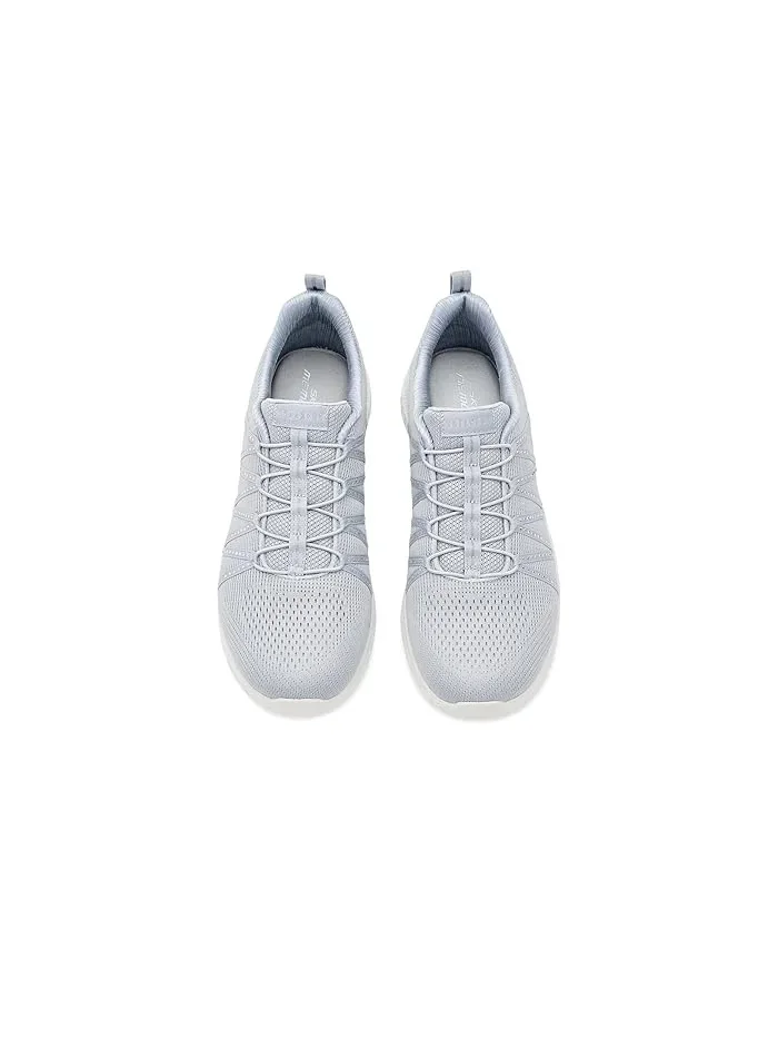 Кроссовки с блестками Virtue - She Sparkles SKECHERS — изображение 2 из 4, светлый серый
