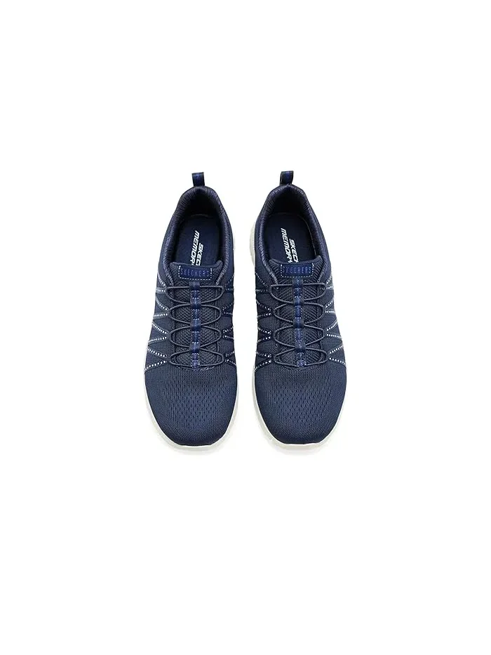Кроссовки с блестками Virtue - She Sparkles SKECHERS — изображение 2 из 4, темно-синий