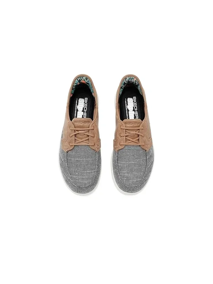 Кроссовки Slip-ins On-The-Go Coastal Sky SKECHERS — изображение 2 из 4, черный/белый
