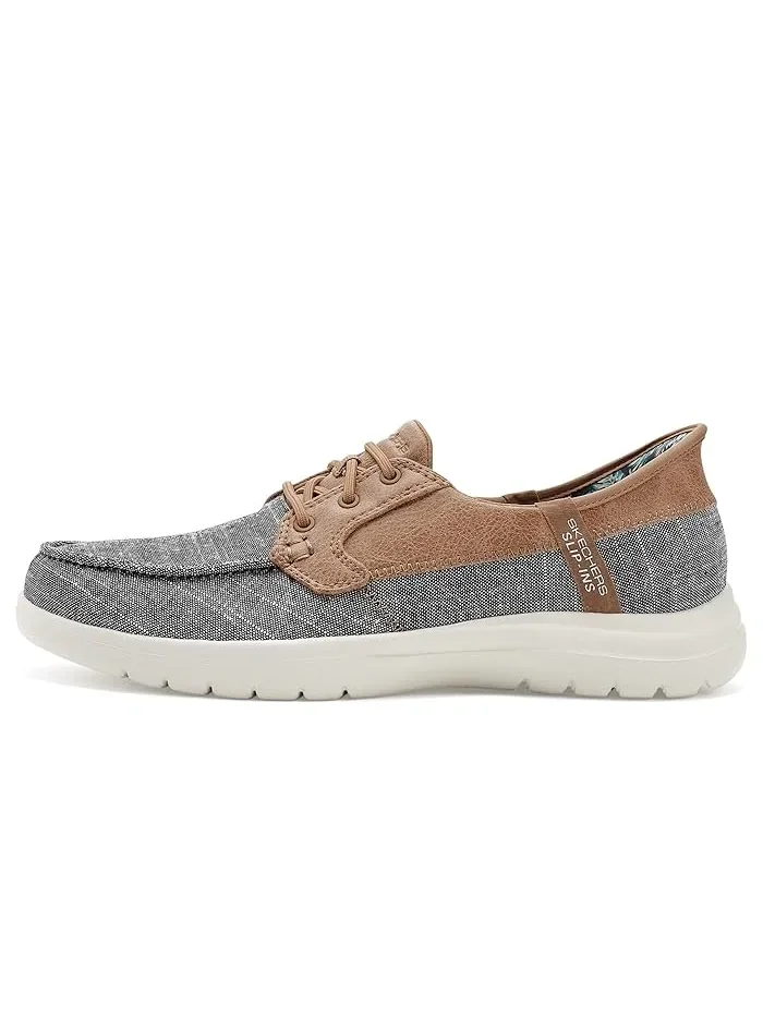 Кроссовки Slip-ins On-The-Go Coastal Sky SKECHERS — изображение 4 из 4, черный/белый