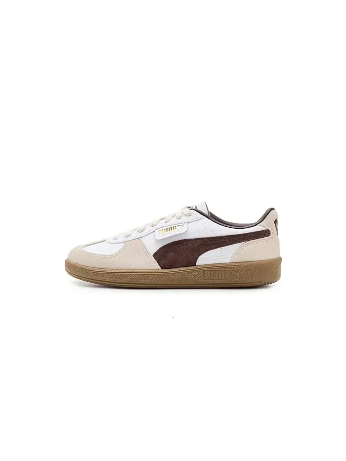 Кроссовки Palermo Leather PUMA — изображение 4 из 4, белый/коричневый