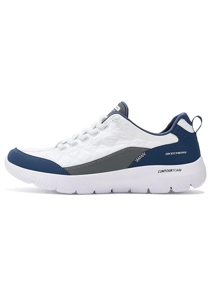 Кроссовки с контурной пеной Summits Contour Foam - Cozy Fit SKECHERS — изображение 4 из 4, белый темно-синий