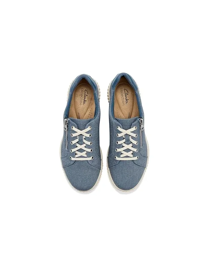 Кроссовки деним текстиль Caroline Echo Clarks — изображение 2 из 4, джинсовый синий