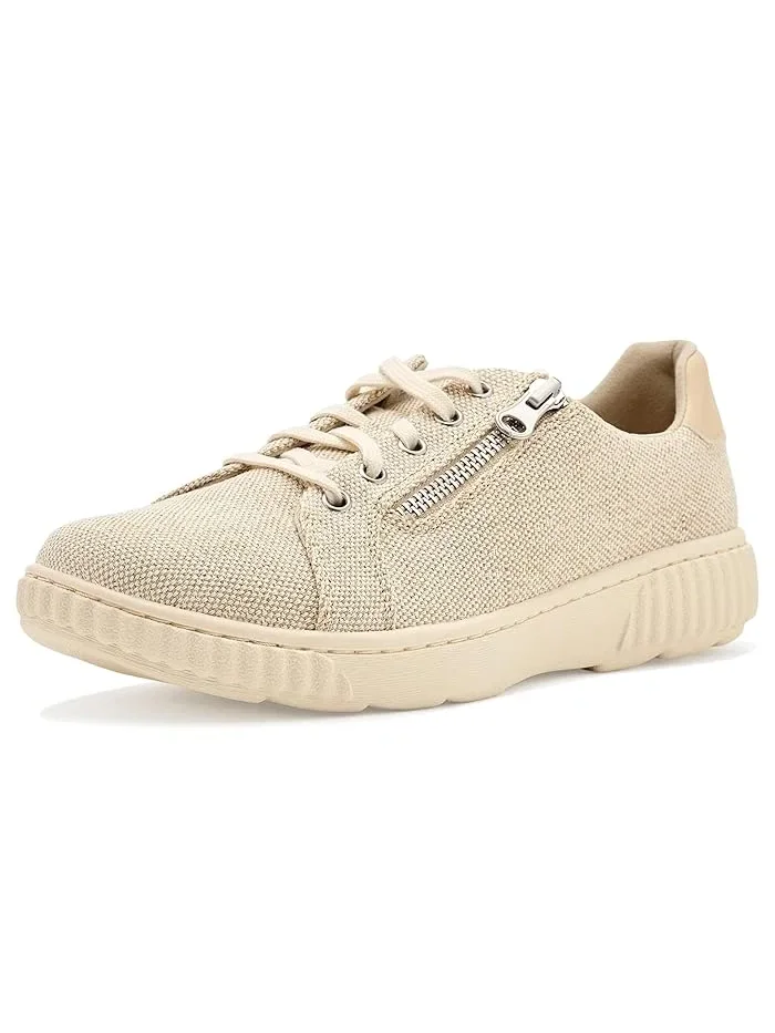 Кроссовки на шнуровке Caroline Echo Clarks, Natural Textile