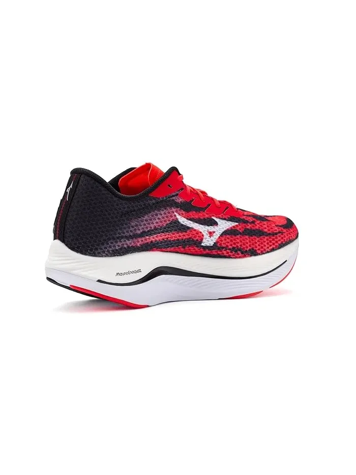 Кроссовки беговые Wave Rebellion Flash 2 Mizuno — изображение 3 из 4, красный/белый
