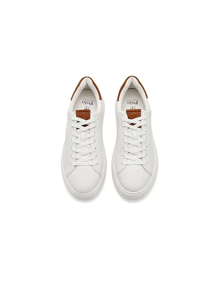 Кроссовки кожаные RLite Court Polo Ralph Lauren — изображение 2 из 4, белый/бежевый