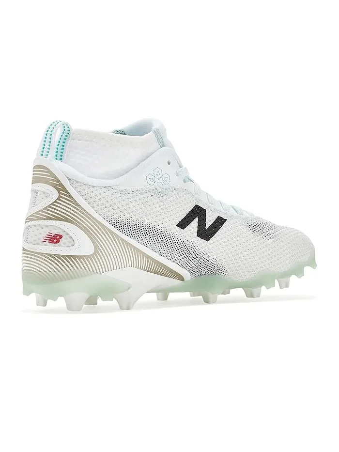 Кроссовки для лакросса FreezeLX V5 New Balance — изображение 3 из 4, белый/черный