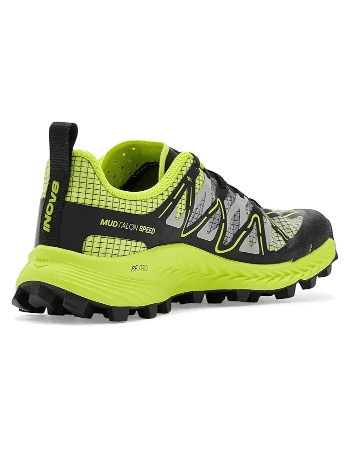 Кроссовки трейловые Mudtalon Speed V2 INOV8 — изображение 3 из 4, черный/зеленый