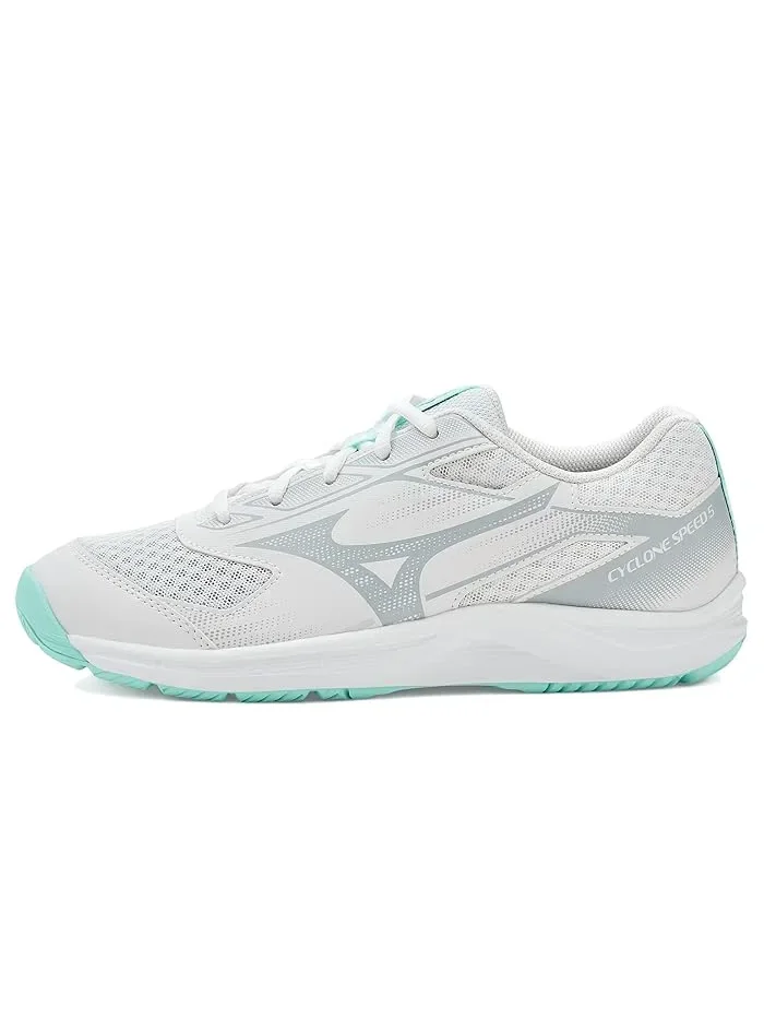 Кроссовки для волейбола Cyclone Speed 5 Mizuno — изображение 4 из 4, белый-синий