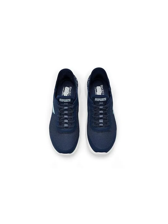 Кроссовки с принтом Go Walk Flex Lily Rose SKECHERS Performance — изображение 2 из 4, темно-синий