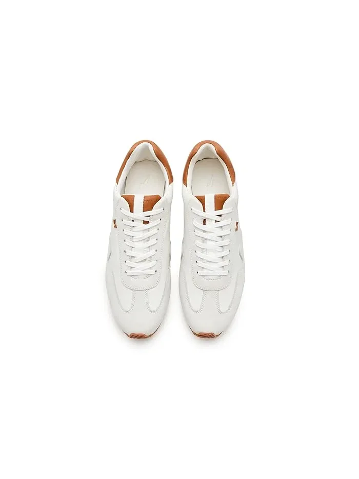 Кроссовки кожаные Pacer Lite Wolf & Shepherd — изображение 2 из 4, белый
