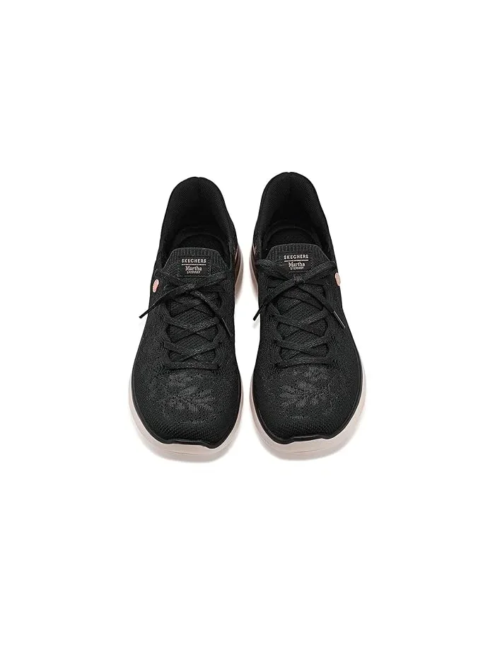 Кроссовки с цветочным орнаментом Martha Stewart Summits Floral Dreams SKECHERS — изображение 2 из 4, черный