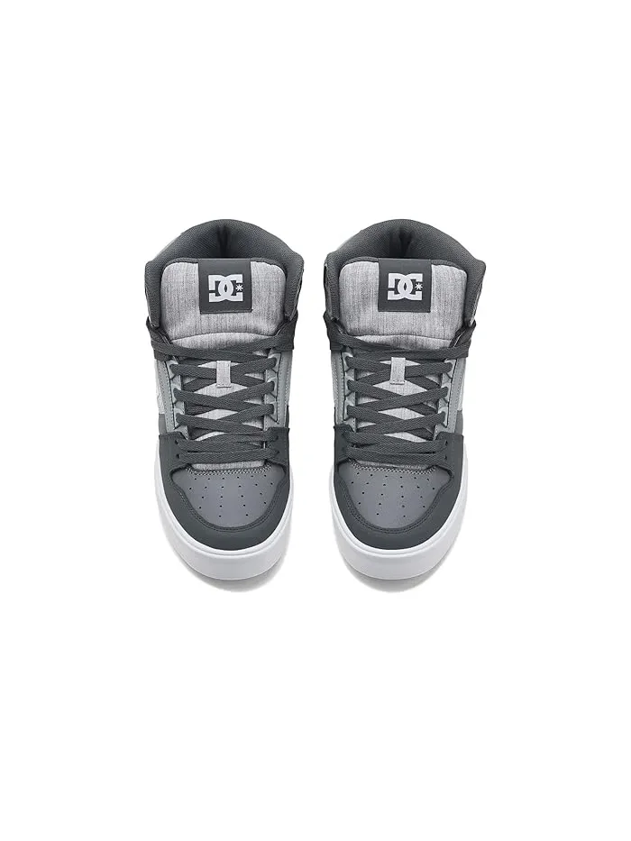 Кроссовки высокие Pure High Top WC DC — изображение 2 из 4, серый/белый