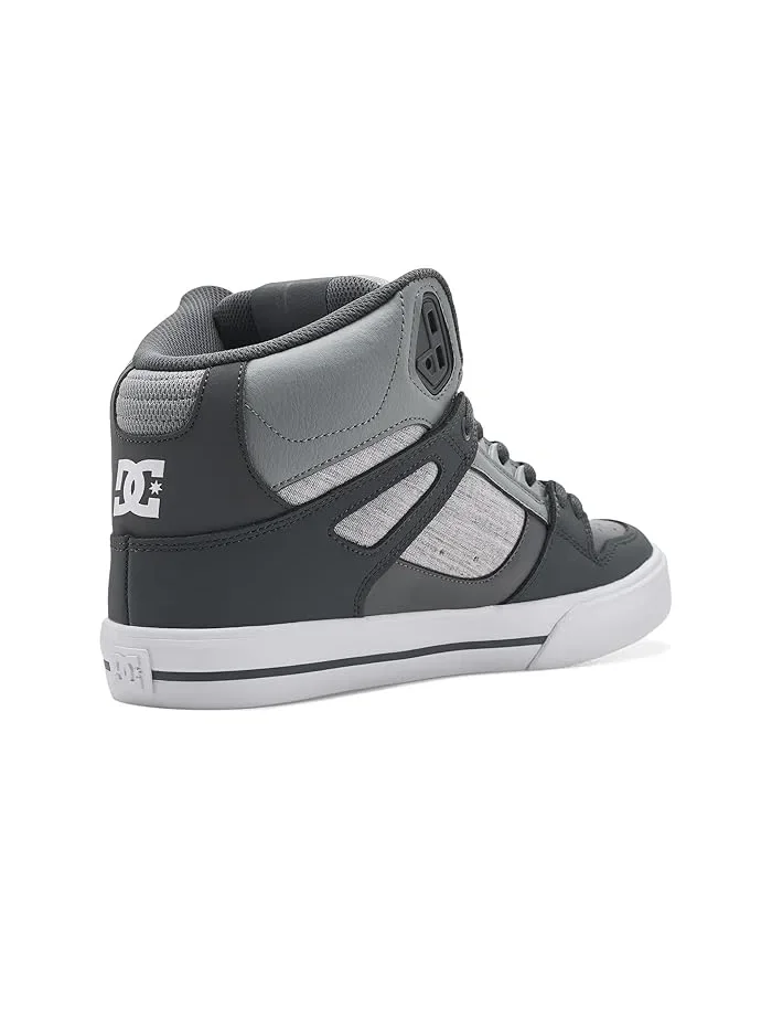 Кроссовки высокие Pure High Top WC DC — изображение 3 из 4, серый/белый