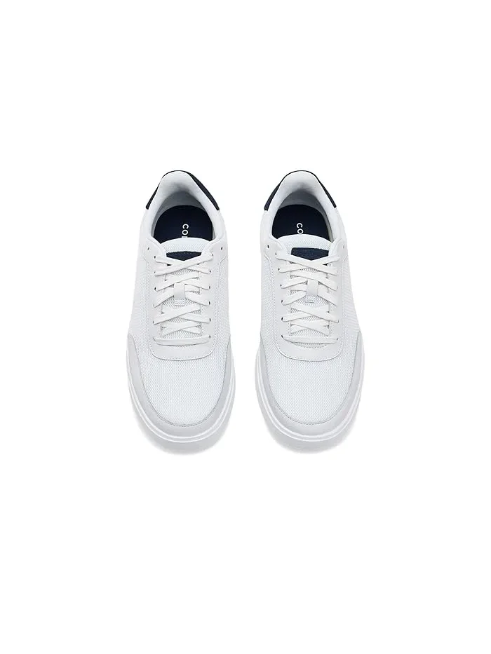 Кроссовки повседневные Grand Crosscourt Sideserve Cole Haan — изображение 2 из 4, белый/темно-синий