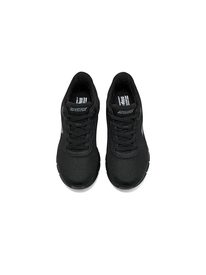 Кроссовки с системой шнуровки BOBS B Flex - Glacial Edge Slip-ins BOBS from SKECHERS — изображение 2 из 4, черный/черный