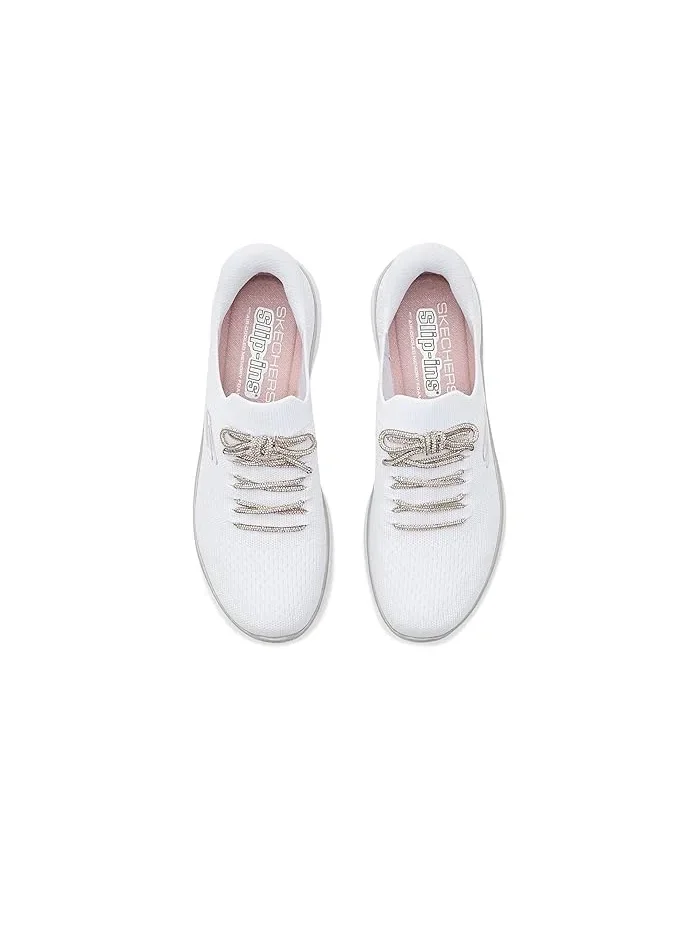 Кроссовки с пайетками Summits Crystal Dream SKECHERS — изображение 2 из 4, белый